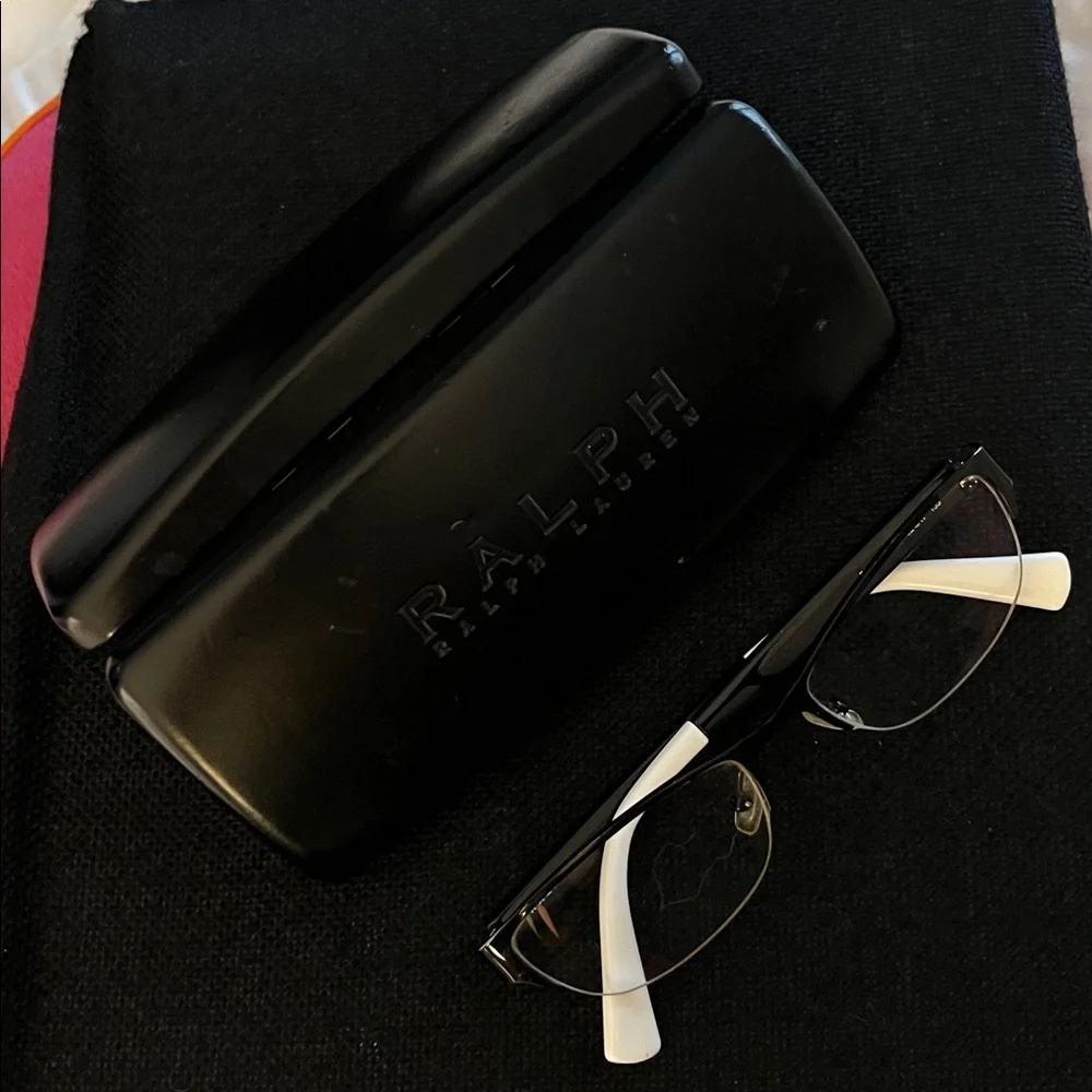 Ralph Lauren Black Eyeglasses EUC